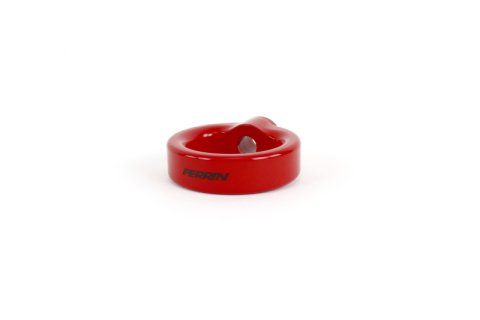 PERRIN Tow Hook Upgrade Kit - Red (For PERRIN License Plate Relocates Only) thumbnail 1