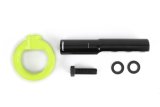 PERRIN 17-21 Honda Civic Si/Type R/Touring/Hatchback Tow Hook Kit Front - Neon Yellow thumbnail 3