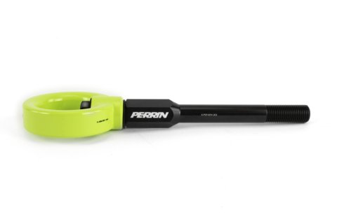 PERRIN 02-07 Subaru WRX/STI Tow Hook Kit (Front) - Neon Yellow thumbnail 2