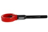 PERRIN 02-07 Subaru WRX/STI Tow Hook Kit (Front) - Red thumbnail 1