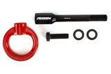 PERRIN 02-07 Subaru WRX/STI Tow Hook Kit (Front) - Red thumbnail 2