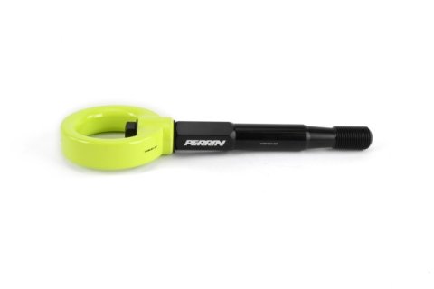PERRIN 15-17 Subaru WRX & STI / 13-17 Crosstrek / 12-16 Impreza Tow Hook Kit (Front) - Neon Yellow thumbnail 3