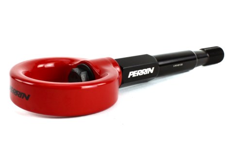 PERRIN 15-17 Subaru WRX & STI / 13-17 Crosstrek / 12-16 Impreza Tow Hook Kit (Front) - Red thumbnail 1