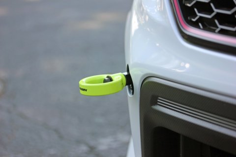 PERRIN 18-21 Subaru WRX & STI / 13-25 BRZ / 17-20 Toyota 86 Tow Hook Kit (Front) - Neon Yellow thumbnail 7
