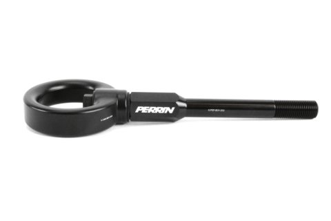 PERRIN 02-07 Subaru WRX/STI Tow Hook Kit (Front) - Flat Black thumbnail 1
