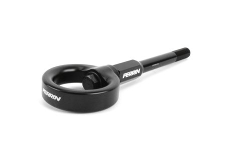 PERRIN 02-07 Subaru WRX/STI Tow Hook Kit (Front) - Flat Black thumbnail 3