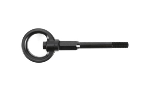 PERRIN 02-07 Subaru WRX/STI Tow Hook Kit (Front) - Flat Black thumbnail 4