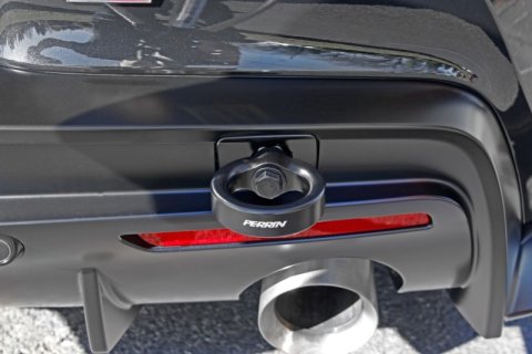PERRIN 20-25 Toyota Supra Tow Hook Kit (Rear) - Black thumbnail 6