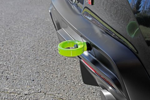 PERRIN 20-25 Toyota Supra Tow Hook Kit (Rear) - Neon Yellow thumbnail 2