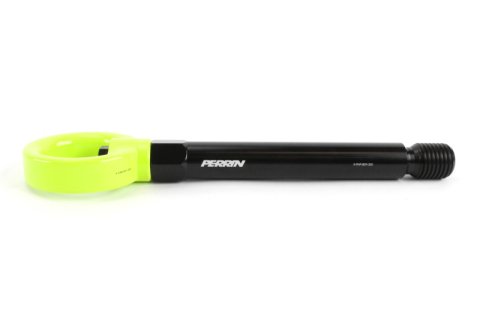 PERRIN 17-21 Honda Civic Si/Type R/Touring/Hatchback Tow Hook Kit Rear - Neon Yellow thumbnail 4