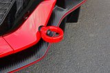 PERRIN 17-21 Honda Civic Si/Type R/Touring/Hatchback Tow Hook Kit Rear - Red thumbnail 2