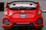 PERRIN 17-21 Honda Civic Si/Type R/Touring/Hatchback Tow Hook Kit Rear - Red thumbnail 8