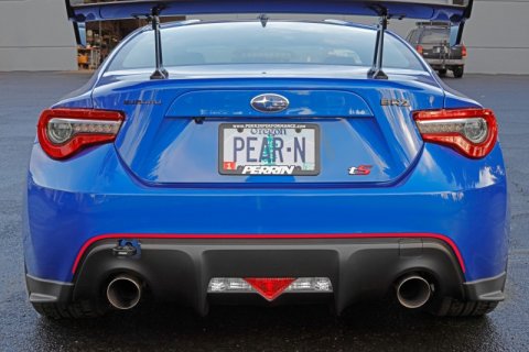 PERRIN 13-26 Subaru BRZ / 13-20 Scion FRS & Toyota 86 / 22-26 GR86 Tow Hook Kit (Rear) - Black thumbnail 2