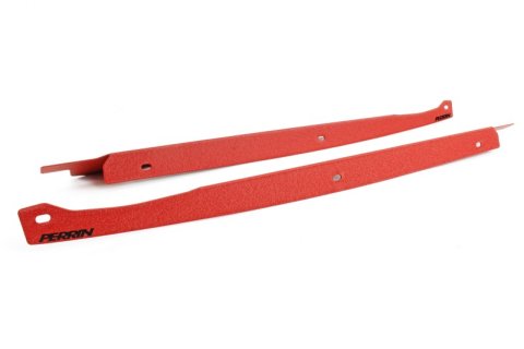 PERRIN 08-14 Subaru WRX/STI / 08-11 Impreza Fender Shroud Set - Red thumbnail 1