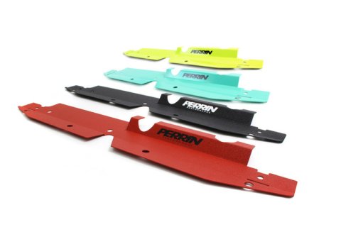 PERRIN 08-14 Subaru WRX & STI / 08-11 Impreza Radiator Shroud - Neon Yellow thumbnail 4