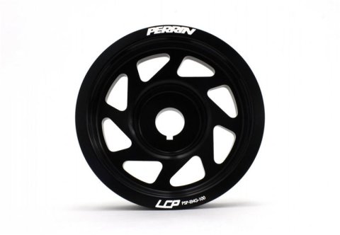 PERRIN 93-14 Subaru Impreza (Incl. 02-14 WRX) / 04-21 STI Lightened Crank Pulley - Black thumbnail 3