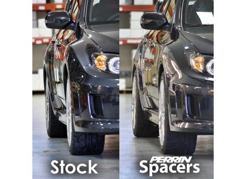 PERRIN Subaru/Toyota/Scion 15mm Wheel Spacers (Slip-On Style W/Studs) 5x114.3 & 5x100 56mm CB thumbnail 5