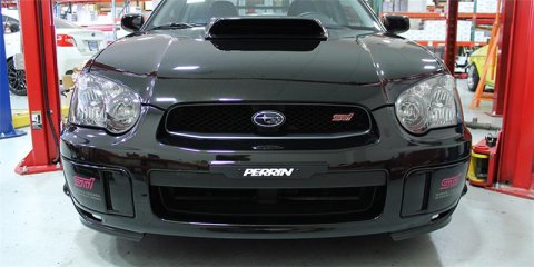 PERRIN 02-05 Subaru WRX/STI/Impreza License Plate Delete - Black thumbnail 1