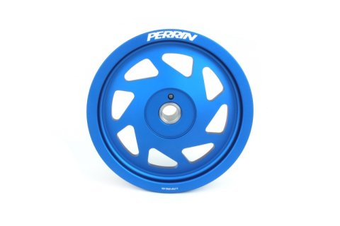 PERRIN 19-21 Subaru WRX / 16-18 Forester / 15-19 Legacy Lightweight Crank Pulley - Blue thumbnail 1