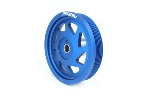 PERRIN 19-21 Subaru WRX / 16-18 Forester / 15-19 Legacy Lightweight Crank Pulley - Blue thumbnail 5