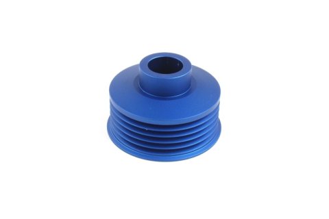 PERRIN 02-05 Subaru WRX / 04-06 STI / 93-11 Impreza Lightweight Alternator Pulley - Blue thumbnail 2