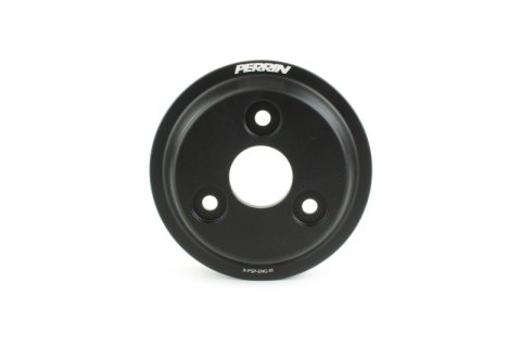 PERRIN 22-26 Subaru WRX / 21-25 Crosstrek / 20-25 LGT/OBXT/FXT Lightweight Water Pump Pulley - Black thumbnail 2