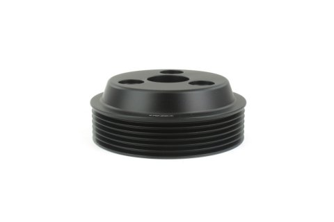 PERRIN 22-26 Subaru WRX / 21-25 Crosstrek / 20-25 LGT/OBXT/FXT Lightweight Water Pump Pulley - Black thumbnail 3