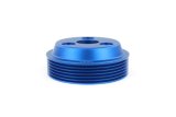 PERRIN 22-26 Subaru WRX / 21-25 Crosstrek / 20-25 LGT/OBXT/FXT Lightweight Water Pump Pulley - Blue thumbnail 3