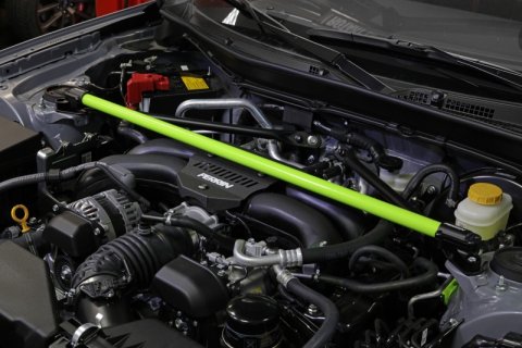 PERRIN 13-26 Subaru BRZ / Toyota GR86/86 / Scion FR-S Front Strut Brace - Neon Yellow thumbnail 4