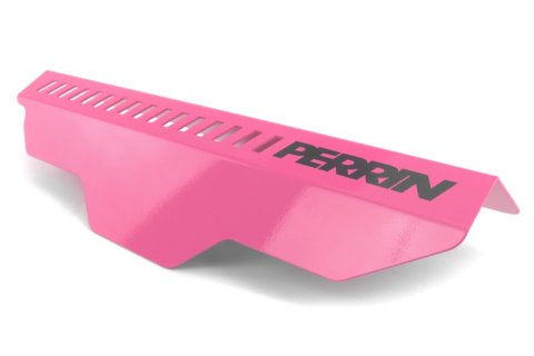 PERRIN 02-14 Subaru WRX / 04-21 STI / 08-11 Impreza Pulley Cover - Hyper Pink thumbnail 1