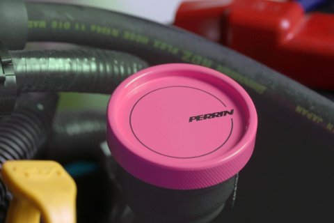 PERRIN 02-26 Subaru Impreza/WRX/STI & 13-25 Crosstrek/BRZ/FR-S/GR86/GR86 Oil Fill Cap - Hyper Pink thumbnail 5