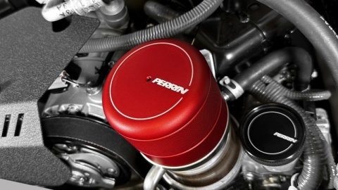 PERRIN 15-26 Subaru WRX & 13-25 BRZ/FR-S/86/GR86 Oil Filter Cover - Red thumbnail 3