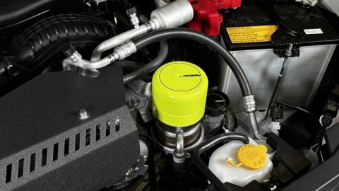 PERRIN 15-26 Subaru WRX & 13-26 BRZ/FR-S/86/GR86 Oil Filter Cover - Neon Yellow thumbnail 3