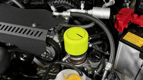 PERRIN 15-26 Subaru WRX & 13-26 BRZ/FR-S/86/GR86 Oil Filter Cover - Neon Yellow thumbnail 5