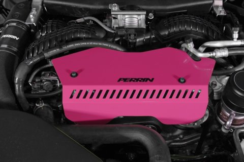 PERRIN 22-26 Subaru WRX Pulley Cover - Hyper Pink (TALL - For Use w/o PERRIN AOS) thumbnail 5