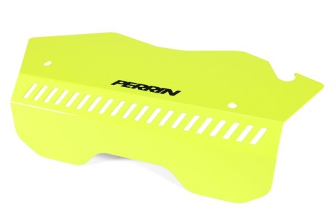 PERRIN 22-26 Subaru WRX Pulley Cover - Neon Yellow (TALL - For Use w/o PERRIN AOS) thumbnail 3