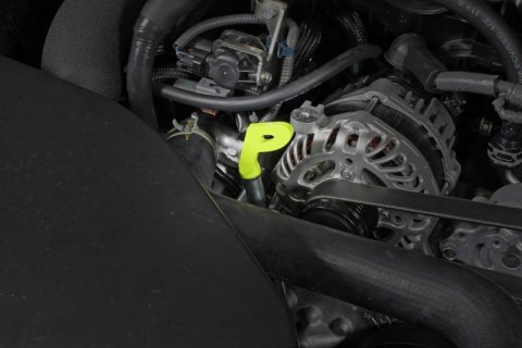 PERRIN 15-26 Subaru WRX & 13-26 BRZ/FR-S/86/GR86 Dipstick Handle P Style - Neon Yellow thumbnail 4