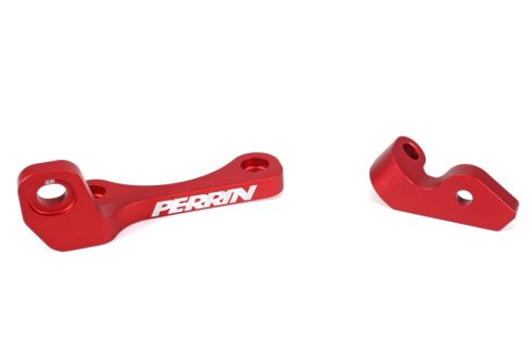 PERRIN 22-26 Subaru WRX / 19-25 Ascent / 20-25 Outback & Legacy Turbo TMIC Bracket - Red thumbnail 2