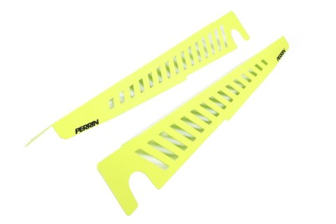 PERRIN 22-26 Subaru WRX Fender Shroud Set - Neon Yellow thumbnail 4