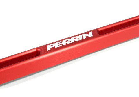 PERRIN 02-26 Subaru Impreza/WRX/STI & 13-26 Crosstrek/BRZ/FR-S/GR86/GR86 Battery Tie Down - Red thumbnail 1