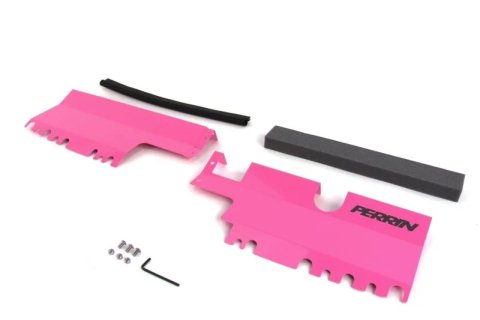 PERRIN 15-21 Subaru WRX/STI Radiator Shroud (Without OEM Intake Scoop) - Hyper Pink thumbnail 5