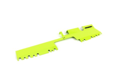 PERRIN 15-21 Subaru WRX/STI Radiator Shroud (With OEM Intake Scoop) - Neon Yellow thumbnail 4