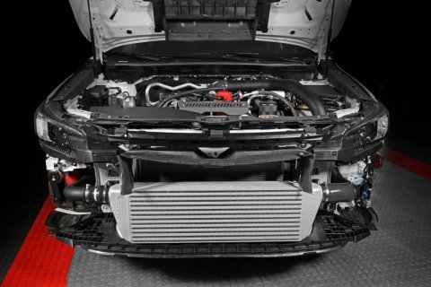 PERRIN 22-26 Subaru WRX Front Mount Intercooler Kit (Black Tubes & Silver Core) thumbnail 4