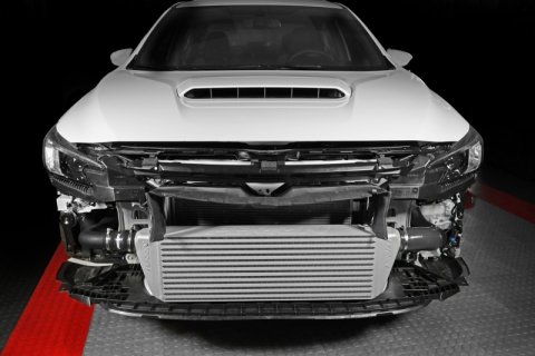 PERRIN 22-26 Subaru WRX Front Mount Intercooler Kit (Black Tubes & Silver Core) thumbnail 6