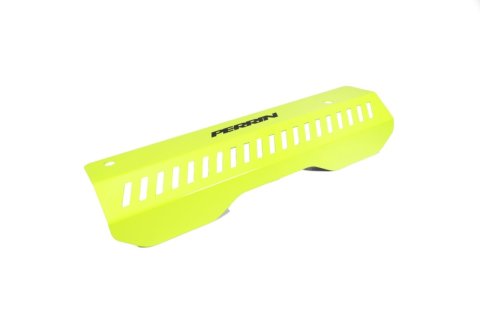 PERRIN 22-26 Subaru WRX Pulley Cover - Neon Yellow (SHORT - For Use w/PERRIN AOS) thumbnail 3