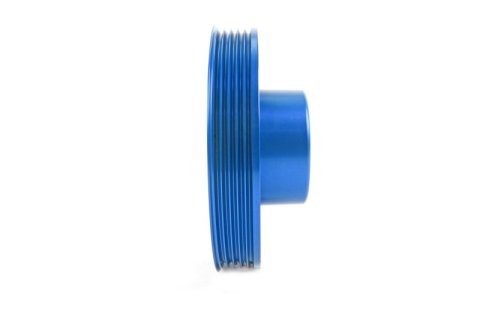 PERRIN 93-14 Subaru Impreza (Incl. 02-14 WRX) / 04-21 STI (w/o AC) Lightened Crank Pulley - Blue thumbnail 2