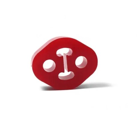 PERRIN Subaru / Universal 15mm ID 2.1in. Hole Offset Exhaust Hanger - Red (Sold Individually)