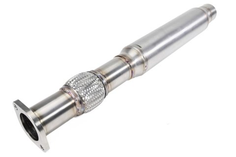 PERRIN 22-26 Subaru WRX Stainless Steel Midpipe w/Resonator 3in. (Fits OEM/Aftermarket Mufflers) thumbnail 3