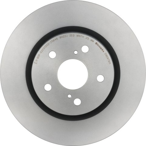 Brembo 2022 Volvo C40 Recharge/21-22 Volvo XC40 Recharge/16-22 Volvo XC90 Rear UV Coated Rotor