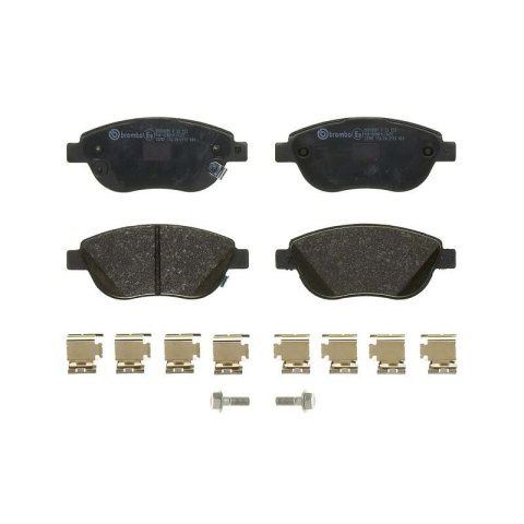 Brembo 14-17 Fiat 500 Front Low-Met Brake Pad thumbnail 2